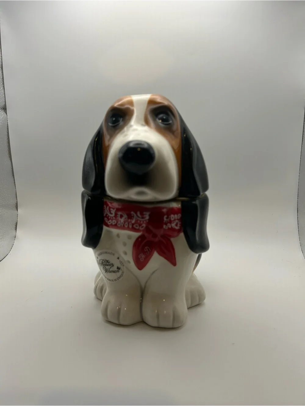 Pioneer Woman “Henry” Bassett Hound Jar 7.75” Tall Treat Candy Cookie